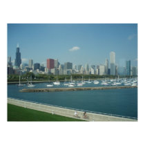 Chicago Skyline Poster posters by topchef33 Chicago Skyline Poster posters