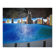 Chicago Skyline posters