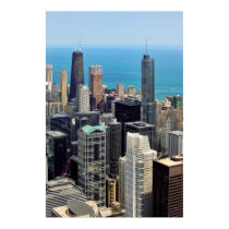 Chicago skyline posters