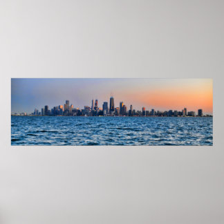 Chicago Skyline Posters | Zazzle