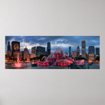 Chicago Skyline Poster posters