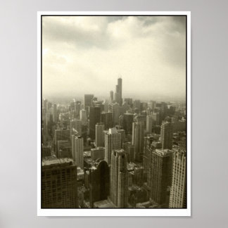 Chicago Skyline Posters | Zazzle