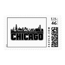 Chicago Skyline Stamp
