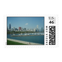 Chicago Skyline Stamp
