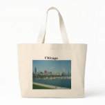 Chicago Skyline Tote Handbag
