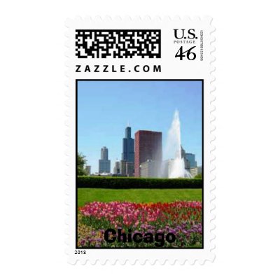 Chicago Stamp by aurelie