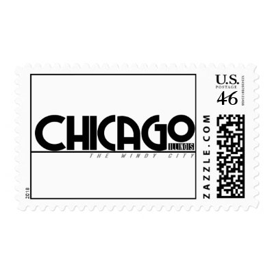 Chicago Stamp by ivanatinkel