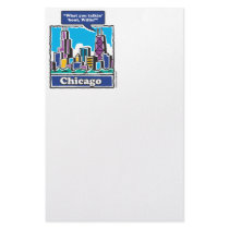 Chicago stationery by SpeakYourMind Chicago stationery