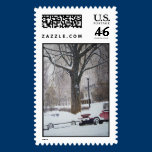 Chicago Streets on a winter day- stamps