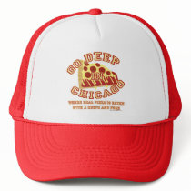 Chicago Style Pizza Mesh Hat
