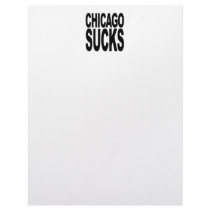 Chicago Sucks letterhead