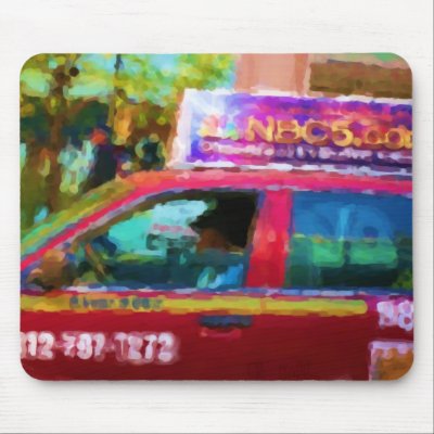 Chicago Taxi Mousepad by Cdiehlio