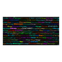 Chicago Text Design I Photo Card