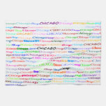 Chicago Text Design II Kitchen Towel