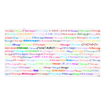 Chicago Text Design II Photo Card