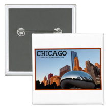 Chicago - "The Bean" Button