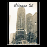 chicago - the bean postcards