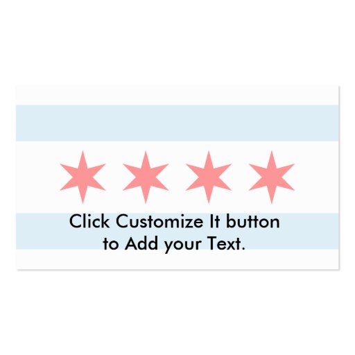 Chicago, United States Business Card Templates (front side)