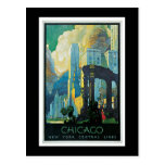 "Chicago" Vintage Travel Poster Post Cards
