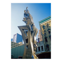 Chicago "We Will" Sculpture posters