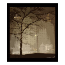 Chicago Winter Wonderland posters by londie Chicago Winter Wonderland posters