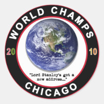 CHICAGO WORLD CHAMPS stickers
