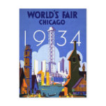 Chicago World's Fair Vintage Postcard