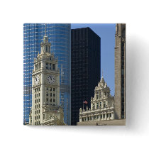 Chicago, Wrigley Building with Trump Hotel &
