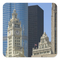 Chicago, Wrigley Building with Trump Hotel &