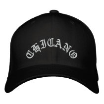 CHICANO EMBROIDERED BASEBALL CAP