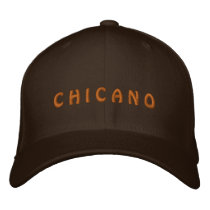 Chicano embroidered hats