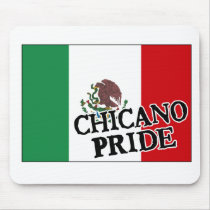 Chicano Pride Mexican Flag Mouse Pads