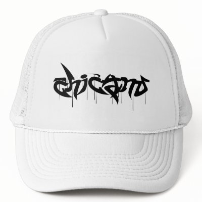 Chicano wildstyle design mesh hats by r2k11art