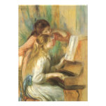 Chicas jóvenes en el piano de Pedro Auguste Renoir Comunicados