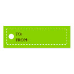CHICEST GIFT TAGS - Customized Business Card Templates