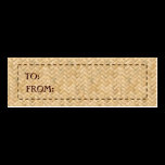 CHICEST RATTAN GIFT TAG