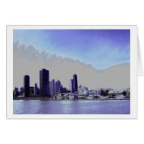 Chicgo skyline - Navy Pier cards