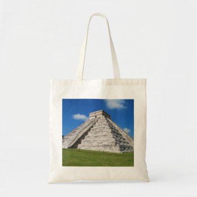 Chichen Itza Canvas Bags