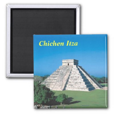 Chichen Itza kitchen magnet