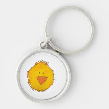 Chick Alone Key Chain