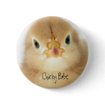 Chick Babe buttons by Spidersilk Chick Babe buttons