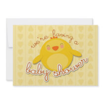 CHICK BABY SHOWER - invitation