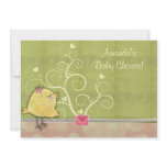 Chick baby shower invitation