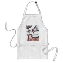 chick chick chick apron