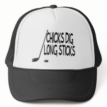 Chick Dig Long Sticks (Hockey) hats