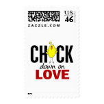 Chick Down On Love Stamp