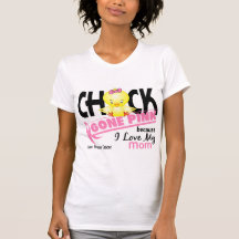 Chick Gone Pink For My Mom Breast Cancer T Shirts