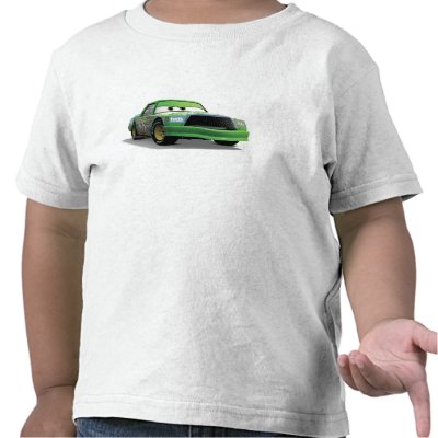 Chick Hicks Green Race Car Disney t-shirts