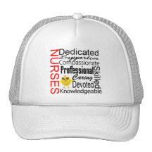 Chick Humor - Nurses Recognition Collage Trucker Hat
