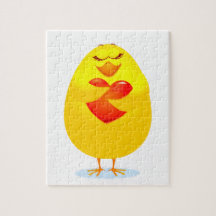 Chick in love, puzzle